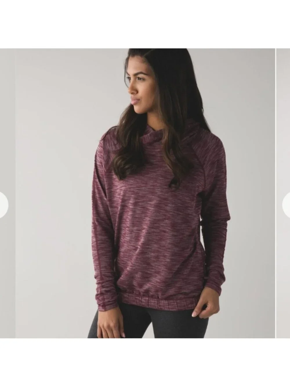 Lululemon Healthy Heart Pullover IIHeathered Bordeaux Drama / Bordeaux D…